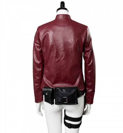 Claire Redfield Remake Resident Evil 2 Biker Leather Jacket A2 Jackets