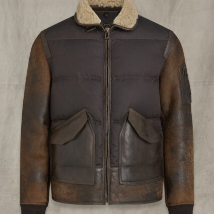 Belstaff Cockpit Vintage Brown Leather Jacket