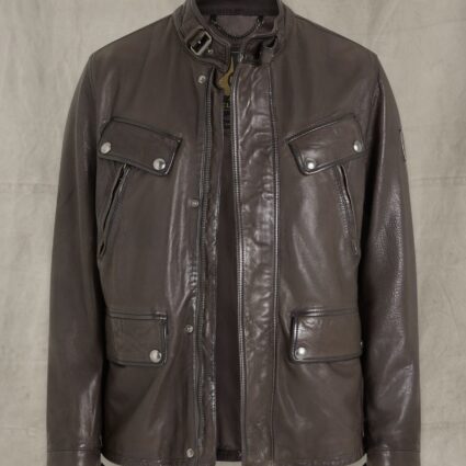 Denesmere Blackbrown Leather Jacket