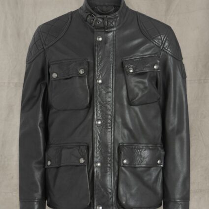 Fieldbrook 2.0 Black Leather Jacket