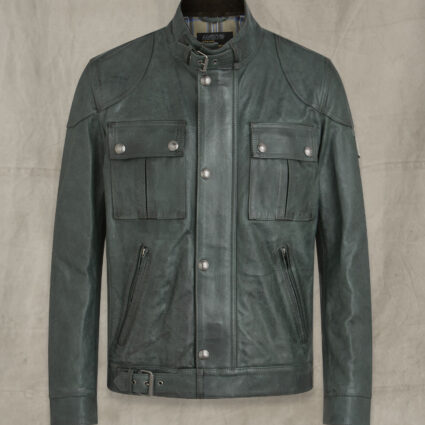 Gangster 2.0 Pine Leather Jacket