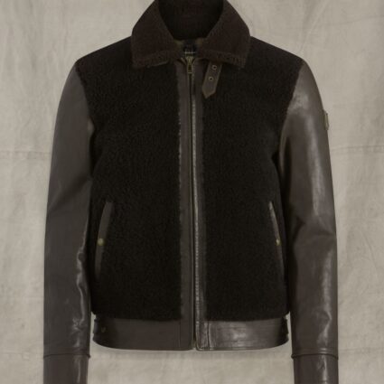 Grizzly Dark Brown Leather Jacket