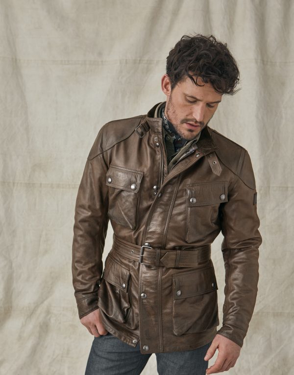 Trialmaster Panther 2.0 Blackbrown Leather Jacket - A2 Jackets