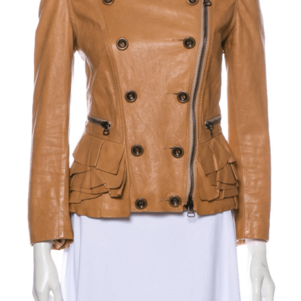Womens 3.1 Phillip Lim Brown Leather Jacket