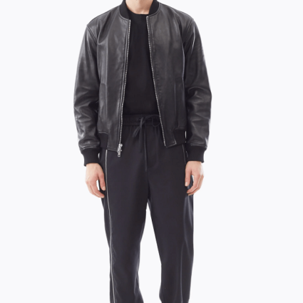 Mens 3.1 Phillip Lim Bomber Leather Jacket