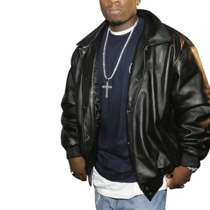 Famous Singer 50 Cent Leather Jacket