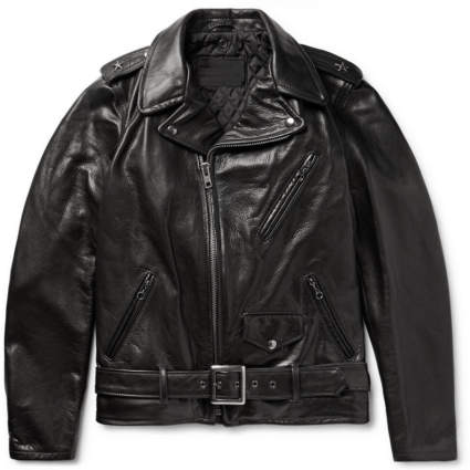 Mens Schott 50s Biker Leather Jacket