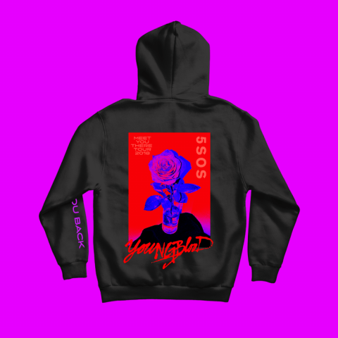 5Sos Fashion Tour Black Hoodie