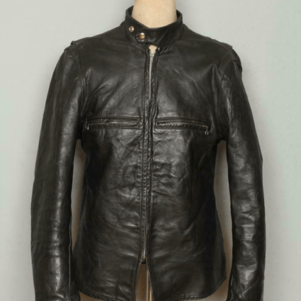 Mens 666 Horsehide Motorcycle Leather Jacket