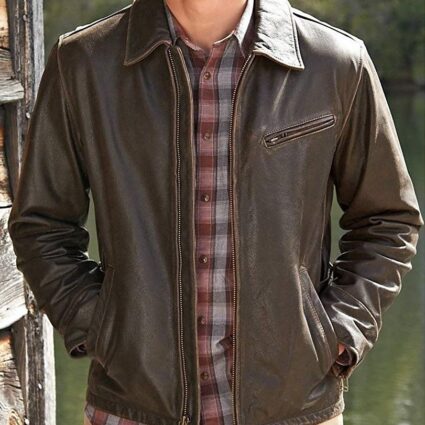 Eddie Bauer Journeyman Fashion Leather Jacket