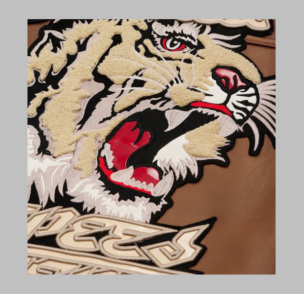 Avirex Varsity USA Tigers Leather Jacket