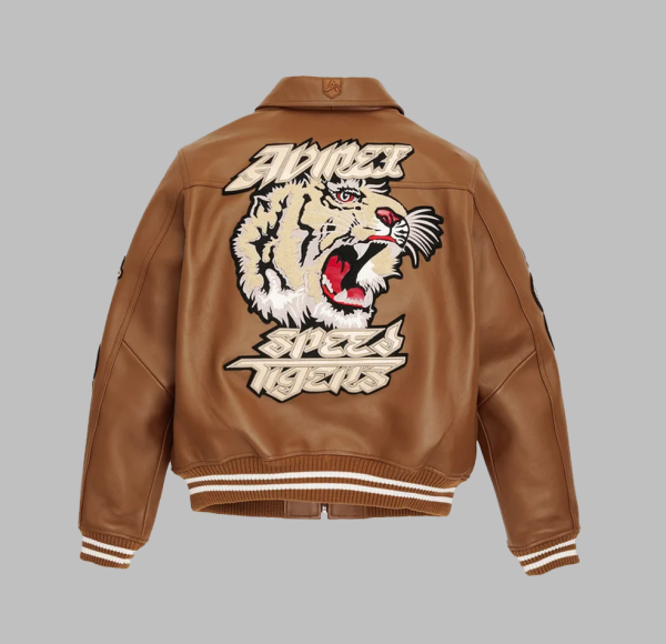 AVIREX Varsity USA Tiger Leather Jacket