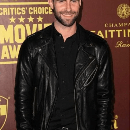 Adam Noah Levine Black Leather Jacket