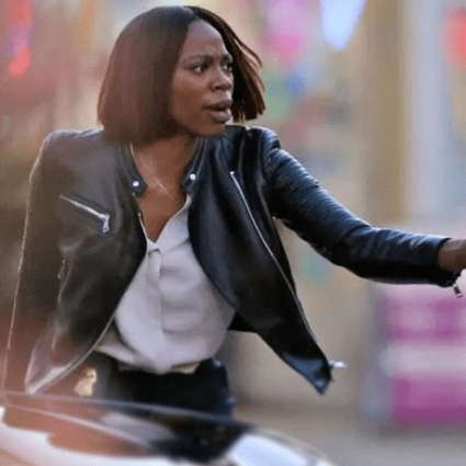Agent Rosetti Spontaneous Yvonne Orji Leather Jacket