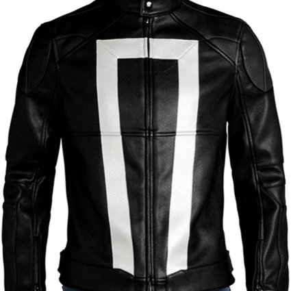 Agents Of R.I.D.E.R. Ghost Shield Ultimate Leather Jacket