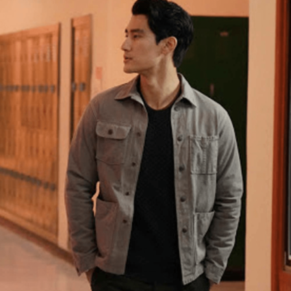 Alex Landi TV Series Walker 2021 Bret Cotton Jacket