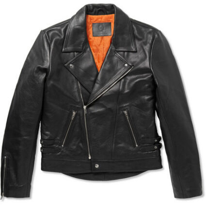 Alexander Mcqueen Black Leather Jacket