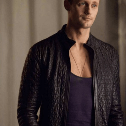 Eric Northman True Blood Diamond Quilted Leather Jacket