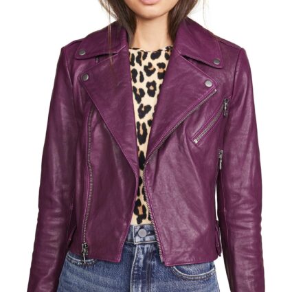 Alice & Olivia Cody Leather Jacket