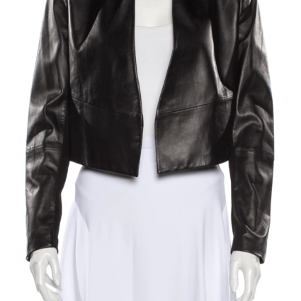 Alice Olivia Fashion Lamb Leather Jacket