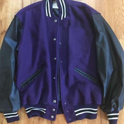 Mens All Might Letterman Wool Jacket