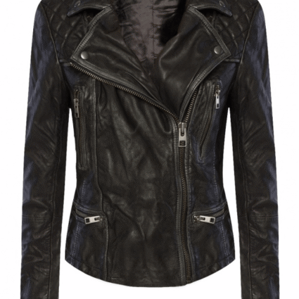 Allsaints Style Cargo Leather Jacket