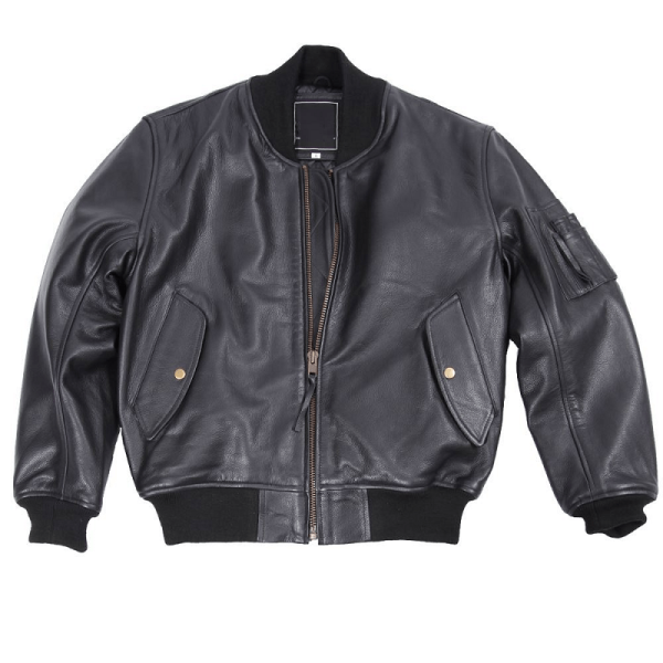 Mens Alpha Industries Ma-1 Leather Jacket - A2 Jackets
