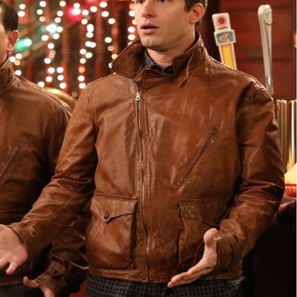 Andy Samberg Brooklyn 99 Brown Jacket