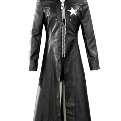 Womens Anime Rock Shooter BRS Cosplay Hoodie Coat