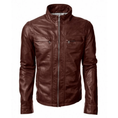 Mens David Ramsey Arrow TV Series Leather Jacket