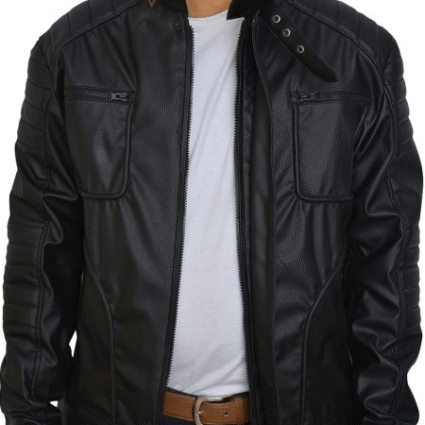 Malcolm Merlyn Arrow Black Leather Jacket