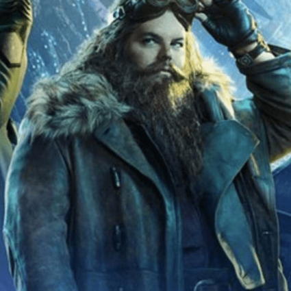 Artemis Fowl Josh Gad Mulch Diggums Brown Leather Trench Coat