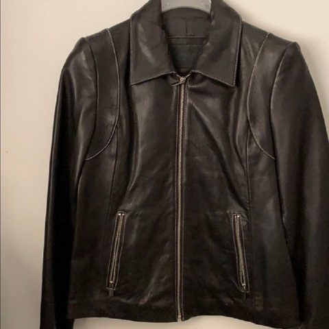 Avanti Black New York Leather Jacket