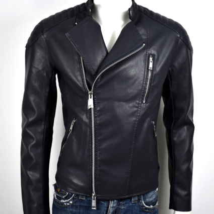Armani Exchange Moto AX Leather Jacket
