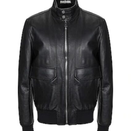 Mens Fashion Bally Leather Jacket