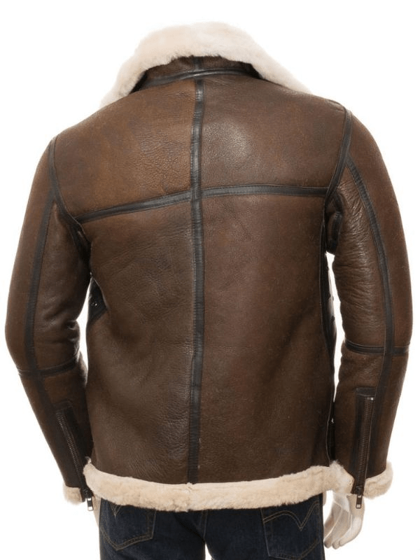 Herbert M. Sobel Band Of Brothers Shearling Leather Jacket - A2 Jackets