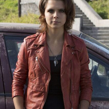 Bates Motel Paloma Kwiatkowski Biker Leather Jacket