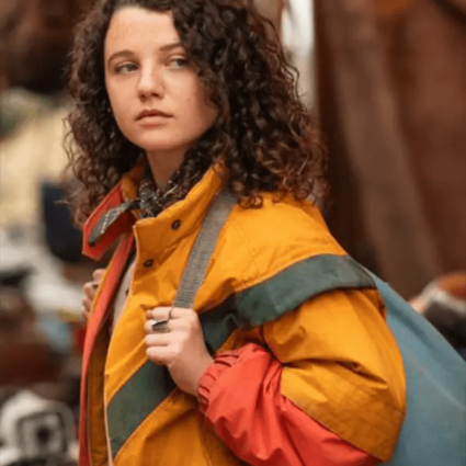 Bear Sweet Tooth 2021 Stefania LaVie Owen Yellow and Orange Parachute Jacket