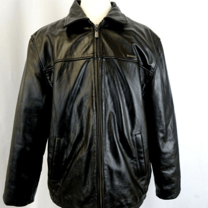 Men's Ben Sherman Black Leather Jacket
