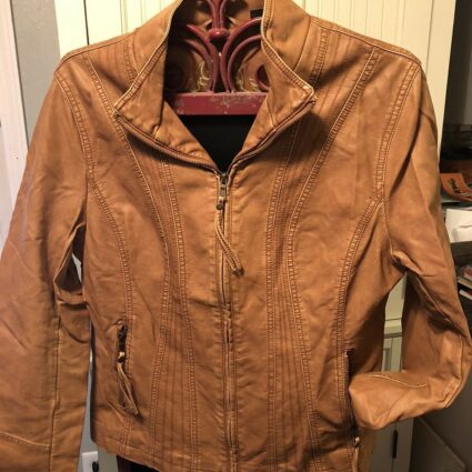 Women's Fashion Big Chill Biker Leather Jacket