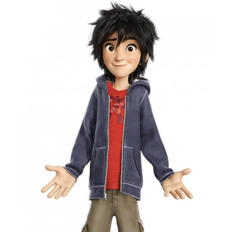 Mens Big Hero 6 Hiro Hamada Blue Jacket