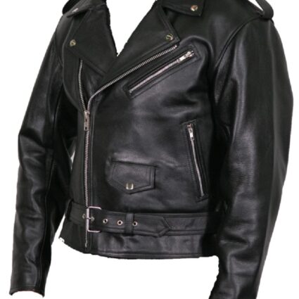 Mens Bikers Club Fashion Leather Jacket