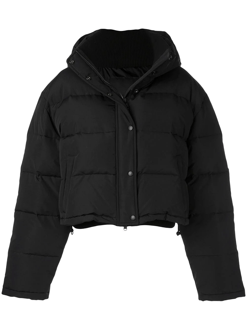 Mens Release 03 Cropped Black Puffer Jacket - A2 Jackets