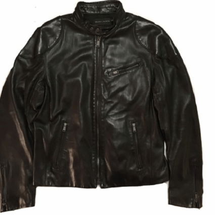 Mens Ralph Lauren Black Label Leather Jacket