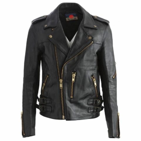 Blackmeans Biker Leather Jacket