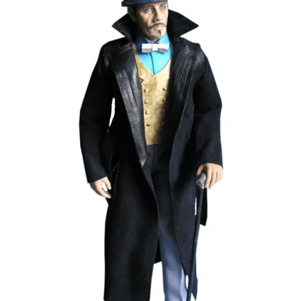 Edward James Blade Runner 1982 Olmos Gaff Black Trench Coat