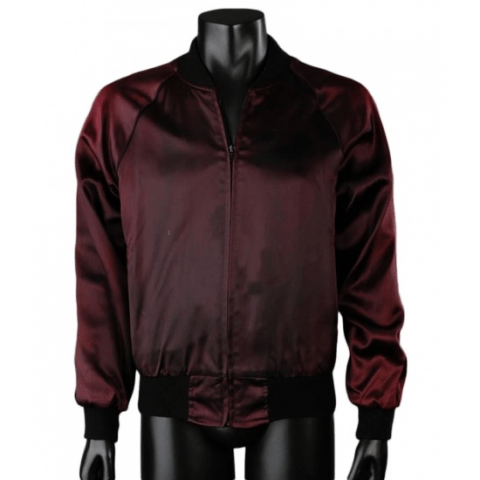 Mens Blade Runner Patch Crew Bomber Jacket