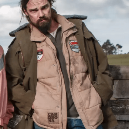 Mens TV Series Jay Ryan Bobby Creamerie Brown Cotton Jacket