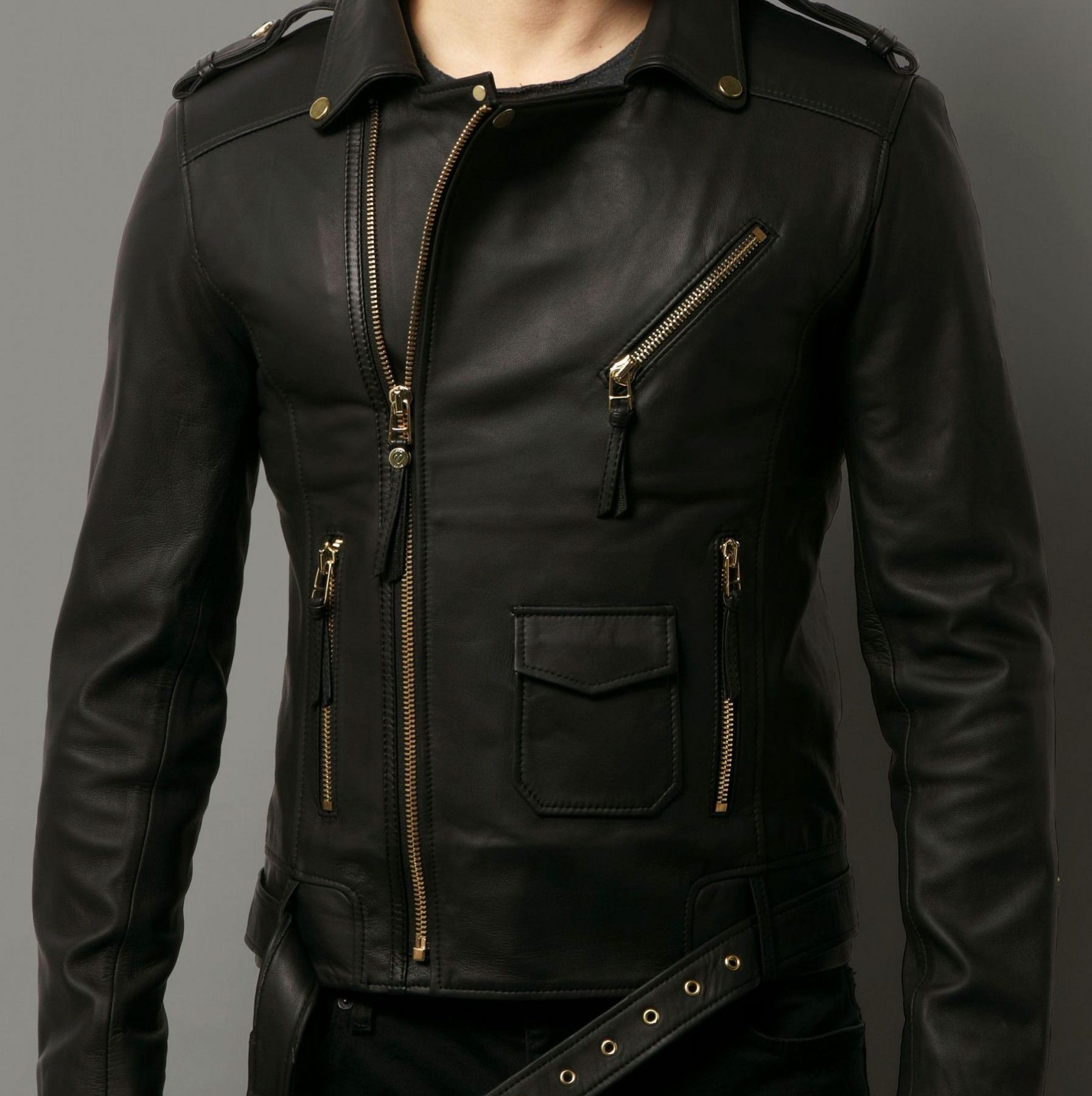 Boda Skins Classic Biker Leather Jacket