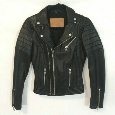 Women’s Bogner Biker Leather Jacket